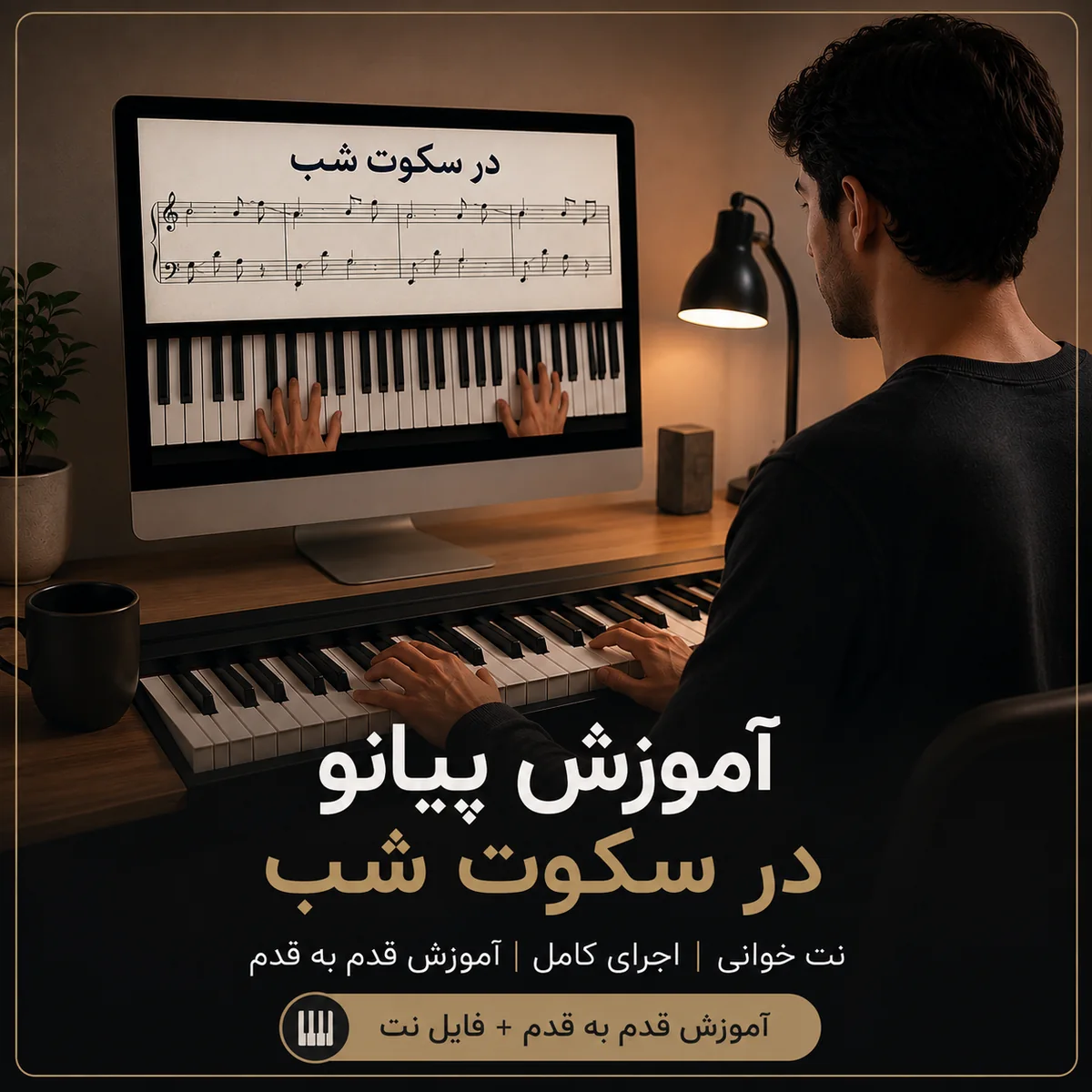 آموزش تک آهنگ در سکوت شب